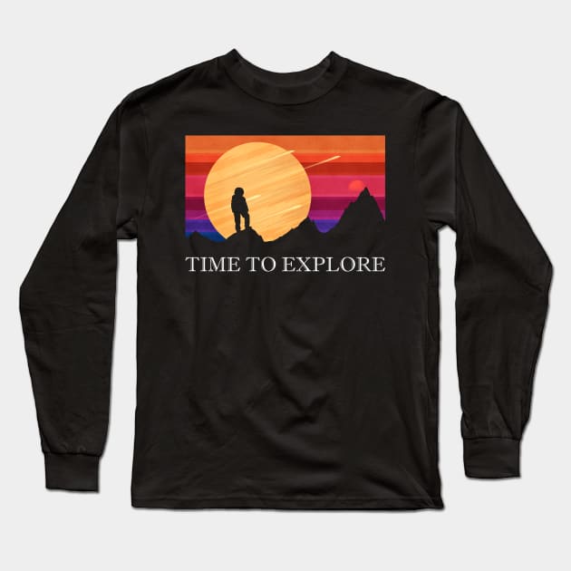 Time to explore Long Sleeve T-Shirt by Sachpica